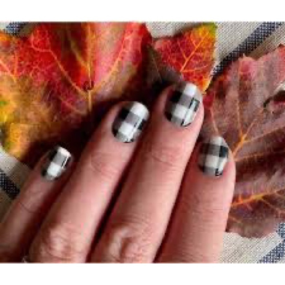 🌸Sale:3/$30🌸 Color Street Nail Polish Strips.Shade: Plaid About you. NWT.